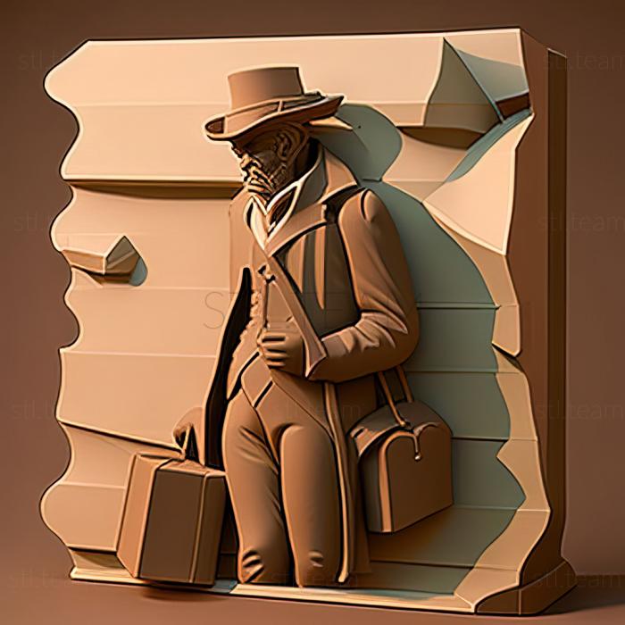 3D модель Джордж Калеб Бінгем, американський художник (STL)